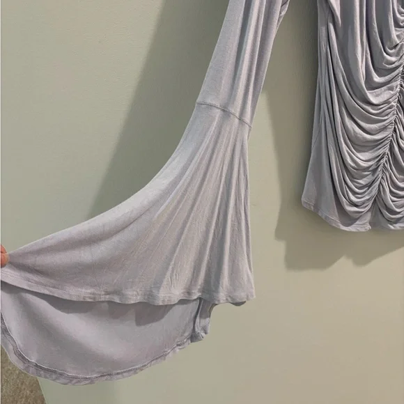 FREE PEOPLE What A Babe Bell Sleeve Blouse - Picture 3 of 7